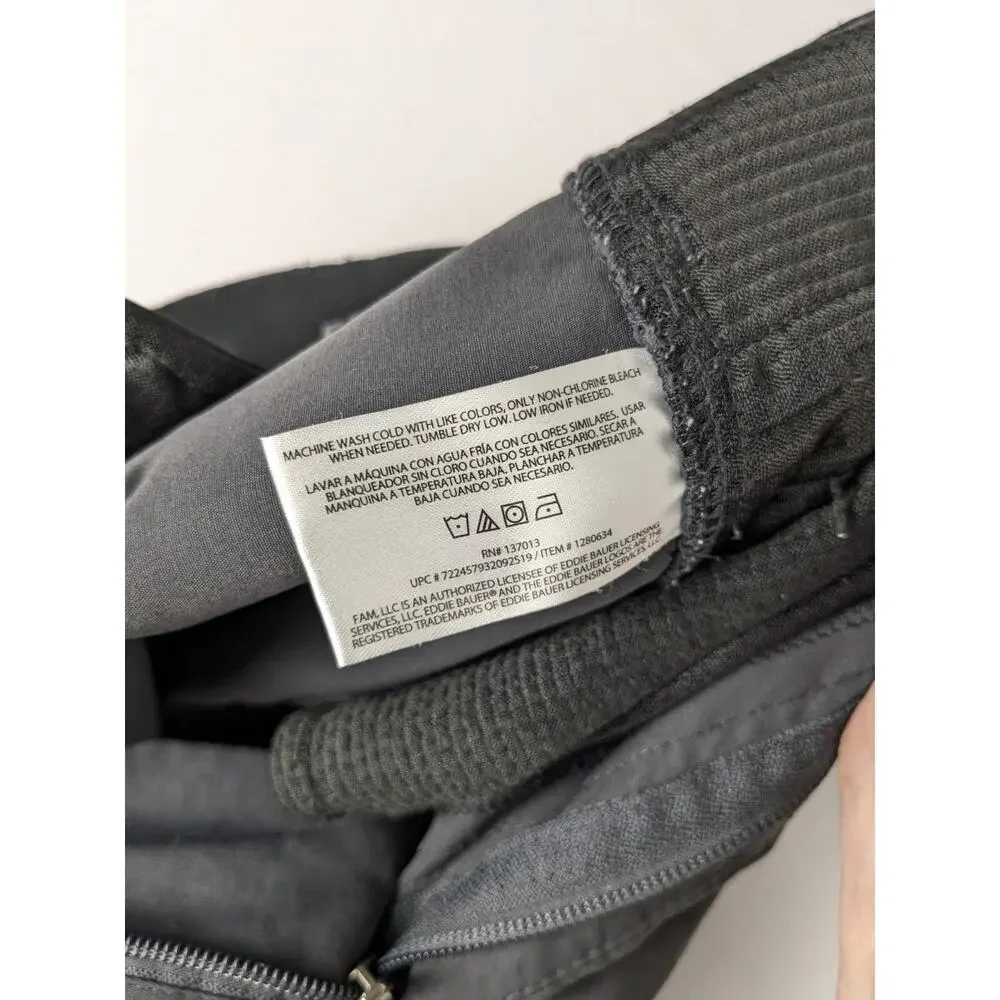 Eddie‎ Bauer Cargo Shorts Mens 38 Gray Stretch Outdoor Hiking 1280634